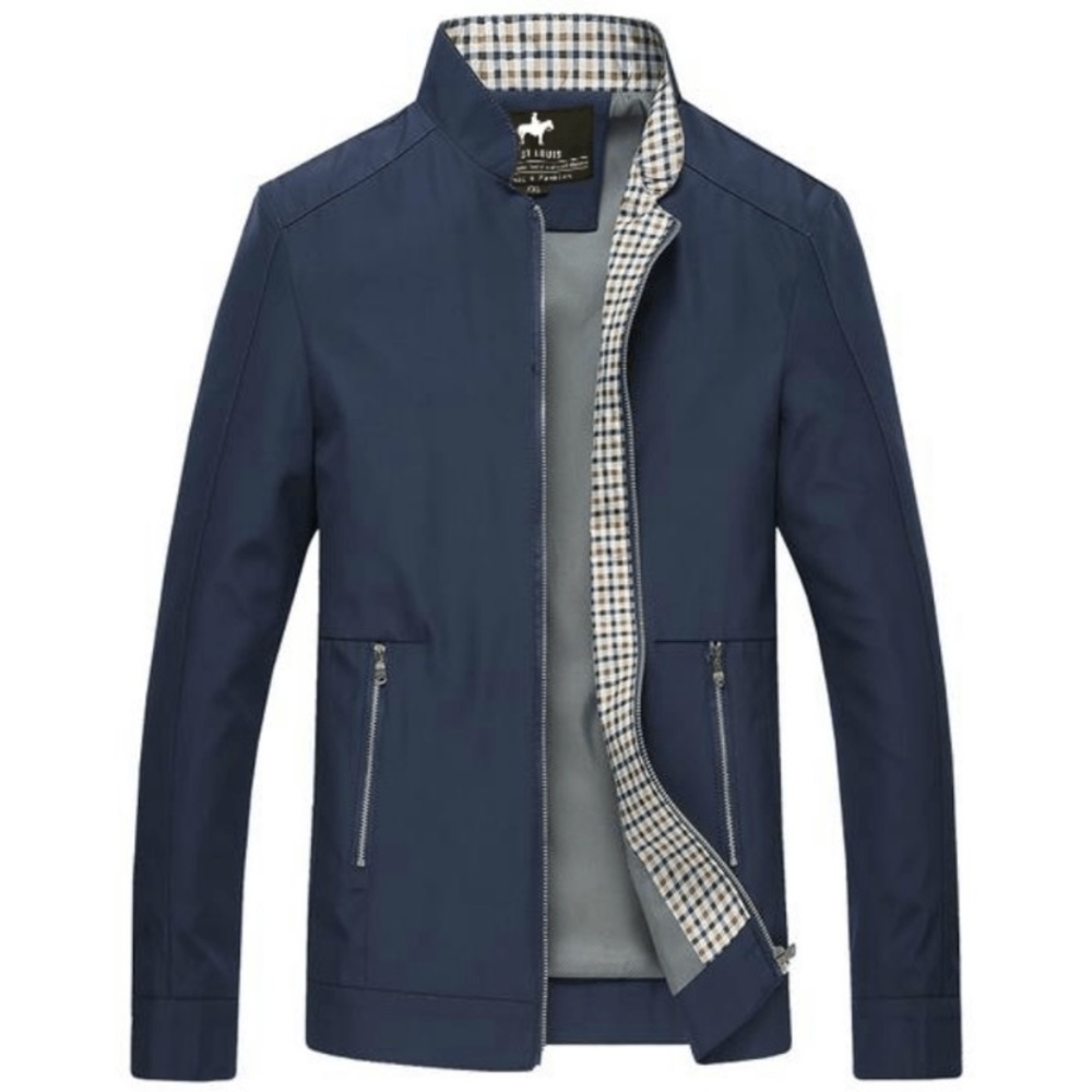 Mens Zip-up Jacket Business West Louis